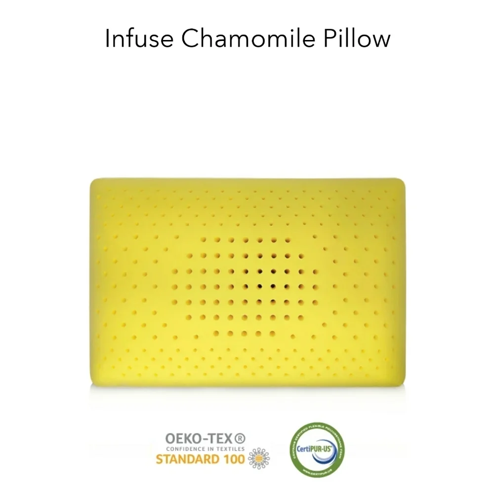 Memory Foam Pillow INFUSE Chamomile Infused